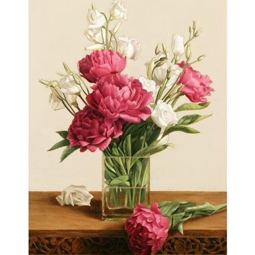 A12034 11CT/14CT/18CT/25CT/28CT oil street patterns Counted Cross Stitch DIY Cross Stitch Kits Embroidery Needlework Sets