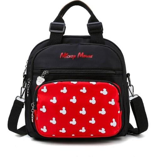 Disney Mickey new large-capacity travel mummy bag fashion mummy one-shoulder messenger portable multifunctional storage bag