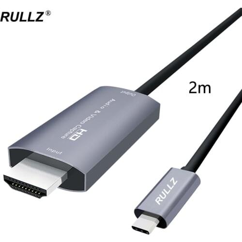 Audio Video Capture Card 4k HDMI-compatible To Type C Record Live Streaming for PS4 Xbox Switch DSLR Camera Camcorder Laptop PC