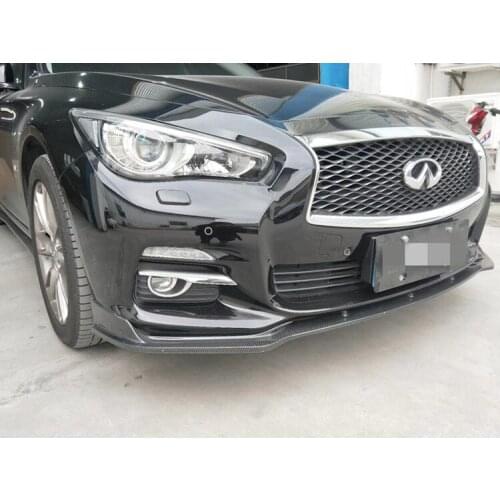 Suitable For Infiniti 14-17 Q50q50l Modified Carbon Fiber Mini Wrap Front Side Skirt and Rear Lip of American Version