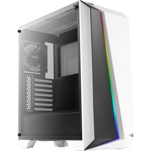 ATX Semi-tower Box Aerocool CYLONPROWG RGB USB 3.0 White