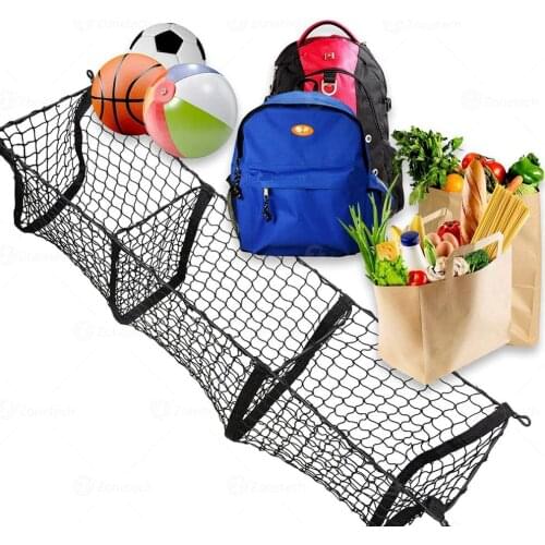 Car Trunk Elastic String Cargo Luggage Storage Net Rear Boot Tidy Organizer Mesh Bags