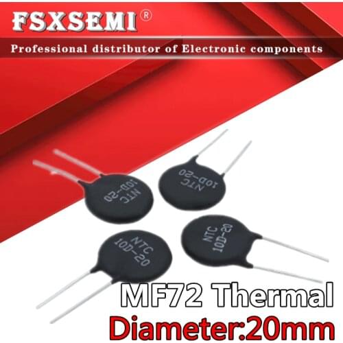 10pcs Thermal Resistor 20MM 1.3D-20 1.3R 1.5D-20 1.5R 2.5D-20 2.5R 3D-20 3R 5D-20 5R 8D-20 8R 10D-20 16D-20 16R 20D-20 47D-20