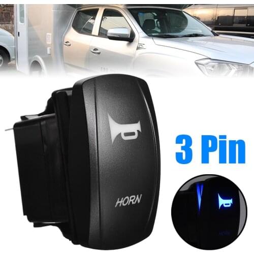 12V-24V 10A 20A Blue LED Rocker Toggle Switch For Car Boat Motorcycle Truck ON/OFF Horn Rocker Toggle Switch
