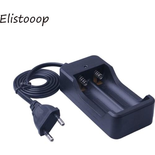 18650 Rechargeable Battery Dual Charger 2 Slot 4.2V Charger Li-ion Rechargeable BRC for Flashlight Headlight