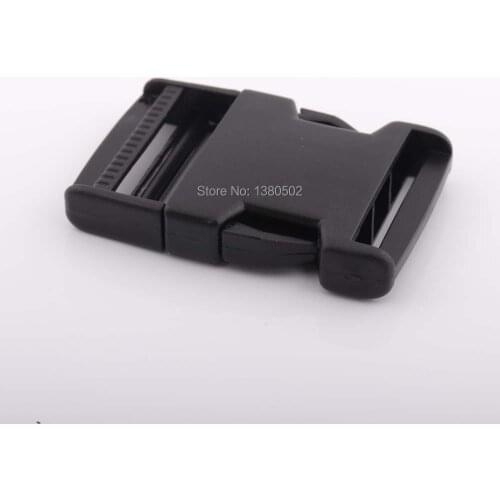 2pcs black color Plastic Clasps Release Buckles For Backpacks Bags