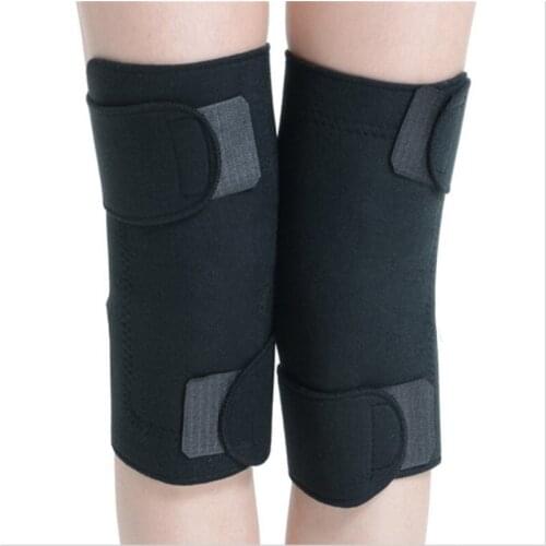 2 Pcs/lot Health Care Tourmaline Self-Heating Knee Pads Far Infrared Magnetic Therapy Spontaneous Heating Pad High Quality