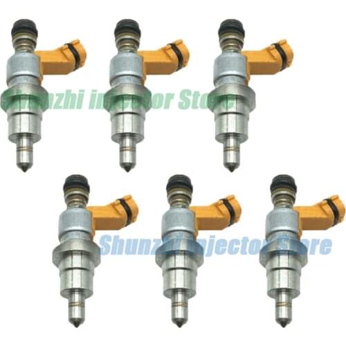 6pcs Fuel Injector Nozzle For Toyota OEM:23250-46140 2325046140 23209-46140 2320946140
