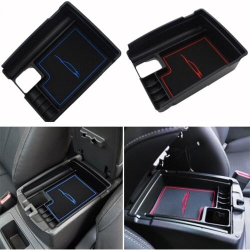 Car Central Storage Armrest Storage Box for Nissan X-trail T32 Rogue 2014-2020 Arm Rest Glove Tray Holder Case Pallet Container