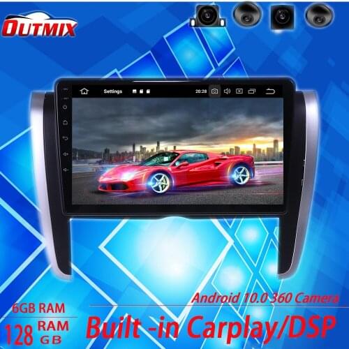 For Toyota Allion 2007-2015 Android10.0 car DVD player GPS multimedia Auto Radio car navigator stereo receiver 128G Built-in Dsp