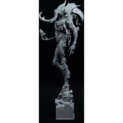 GK Handmade Resin White Model Shanren [Rainbow Stag Beetle·Emerald Chiro] Unpainted Kits Statue