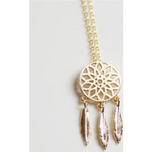 Bohemia Design Fashion Necklaces For Women 2016 Vintage dream catcher charm Necklaces & Pendants Collares