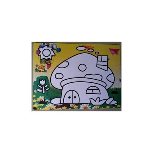 Color Sticker cards for Sand art painting children toy