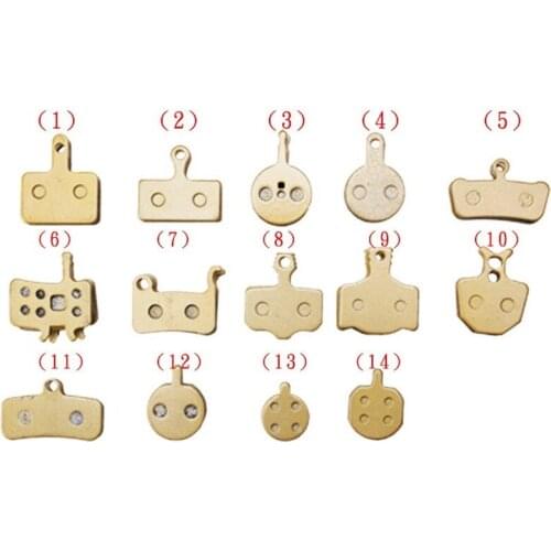 Mountain bike disc brakes to make pad caliper brake skin copper-based all-metal friction block brake accessories