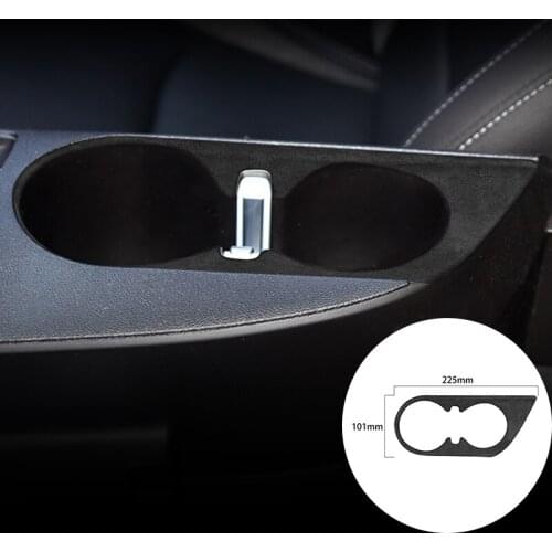 For Chevrolet Camaro 2016-2020 Alcantara Suede Car Water Cup Storage Box Panel Strip Covers Trim Stickers Internal Accessories