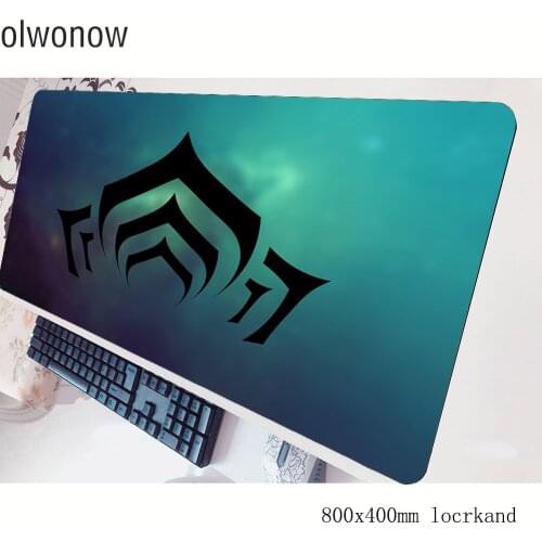 Warframe mousepad gamer locrkand 800x400x3mm gaming mouse pad large thick notebook pc accessories laptop padmouse ergonomic mat