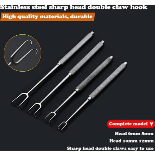 Eyelid eye bag hook double eyelid plastic surgery instrument tool round handle hook double eyelid nasal cavity hook