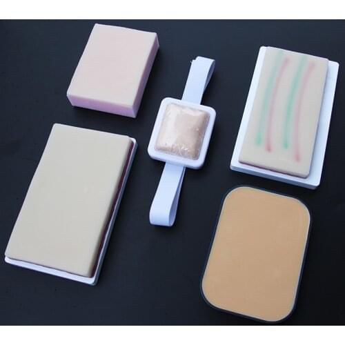 Multiple Choice Medical Surgical Skin Suture Pad Kit Manipulation Injection Practice Training Skin Model