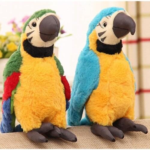 Cute Mimicry Pet Talking Parrot Repeats What You Say Plush Animal Toy Electronic Parrot Plush Toy, Animal Toy, Talking Bird,Birt