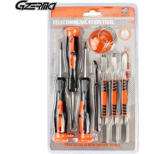 Hand Tools Kit Opening Screwdriver Set Tweezer Disassembly Pry Tools Repair Kit for iPhone 12 11 Pro Max X 8 Cellphone Camera