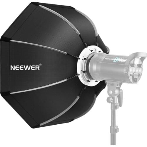 Neewer 26 inches/65 centimeters Foldable Octagonal Softbox with Bowens Mount Speedring, Carrying Case