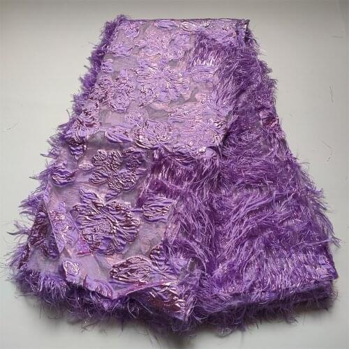 Latest African Lace Fabric Organza Fabric French Net Tulle Lace Fabric Nigerian Jacquard Brocade Lace For Dress OGS02