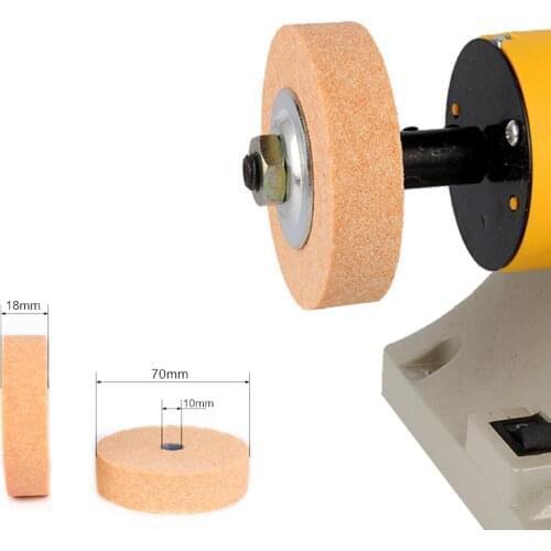 NEW 2Pcs OD75*ID10*T20mm 3Inch 120# Polishing Grinding Stone Wheel For Bench Grinders Metal Working