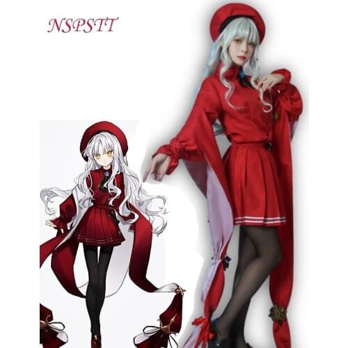 NSPSTT FGO Caren Hortensia Cosplay FATE Caren C. Hortensia Cosplay Costume for Women Halloween Girl Outfit School Uniform