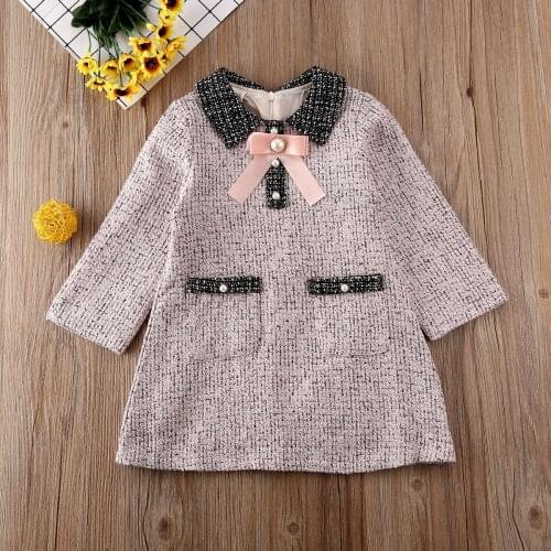 Pudcoco Autumn Toddler Baby Girl Clothes Plaids Coat Tutu Dress Party Autumn Winter Clothes Outerwear Tops