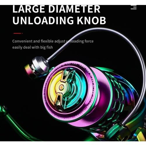 BEARKING PRO 5.0:1 4.7:1 Fishing Reel CNCx Rocker 1000 - 7000 Drag System 10Kg Max Power Spinning Wheel Fishing Coil