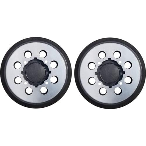 5 Inch Hook-&-Loop Sander Pad with Metal Backing for DeWalt Random Track Sander - Compatible with Models DWE6421,2Pack