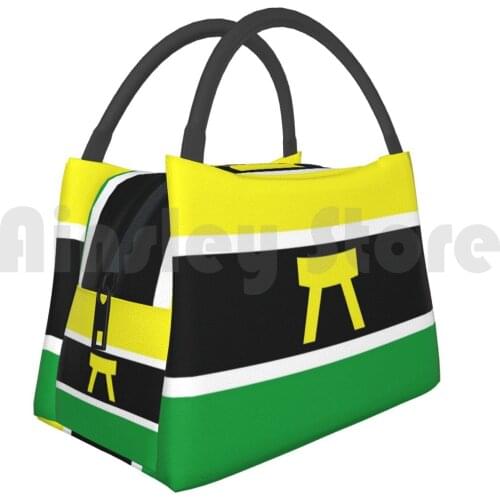 Cooler Lunch Bag Picnic Bag Ashanti Region Ashanti Region Flag South Ghana Africa African