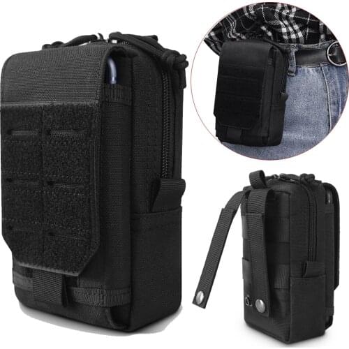 Tactical Molle Sundries Bag EDC Pouches Sport Military Waist Pack Mobile Phone Case Utility Holder Medical Camping Hunting Bags