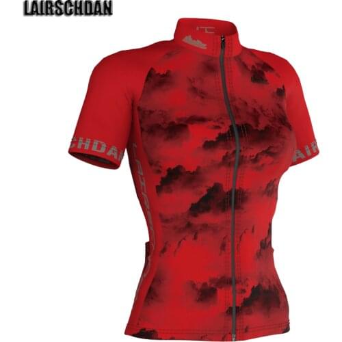 LairschDan MTB Cycling Jersey Women Short Sleeve Cycling Clothing BMX Bike Jersey Tops Racing Sport Bicycle Shirt Cycliste Femme