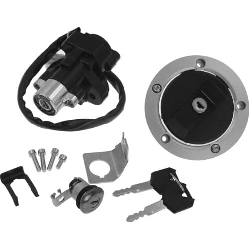 Ignition Switch Fuel Gas Cap Seat Lock Kit for Suzuki GSXR600 600X 750 750X 03-05