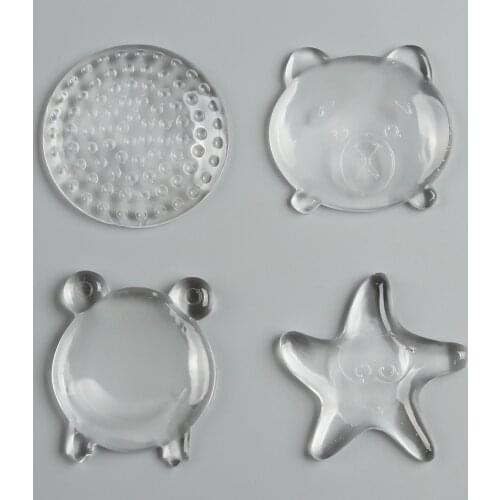 Door Stoppers Wall Protection Safety Shock Absorber Handle Bumpers PU Transparent Wall Stickers Rubber pads Anti Collision pads