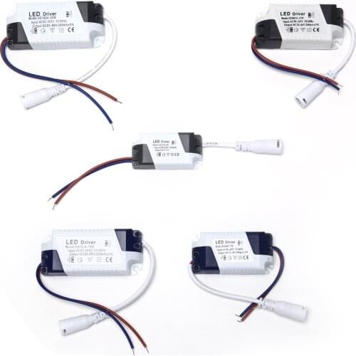 1PC 1-3W/4-7W/8-12W/12-18W/18-24W New Transformer LED Driver Power Supply LED Light Lamp Driver