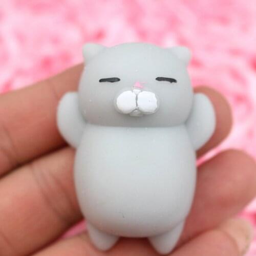 New Squishy Cute Cat Antistress Ball Squeeze Abreact Soft Sticky Stress Relief Funny Toy