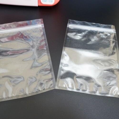100pcs X 12*20cm High translucency and clear reusable Zip Lock plastic bag, transparent storage dried fungus pouch, bean sack