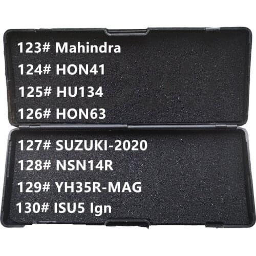 123-130# 2020 new arrival 2in1 Lishi Tool HU134 HON63 HON41 YH35R-MAG NSN14R ISU5 Ign for Mahindra For suzuki 2020 SUZUKI-2020