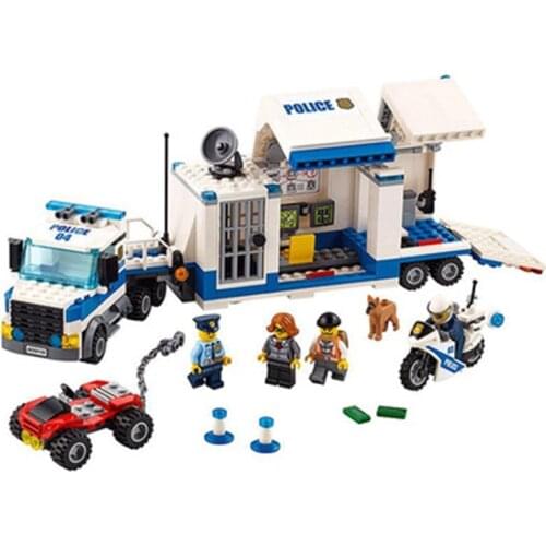 398pcs 10657 City Series Mobile Command Center 60139 Childrens Building Block Toy Gifts