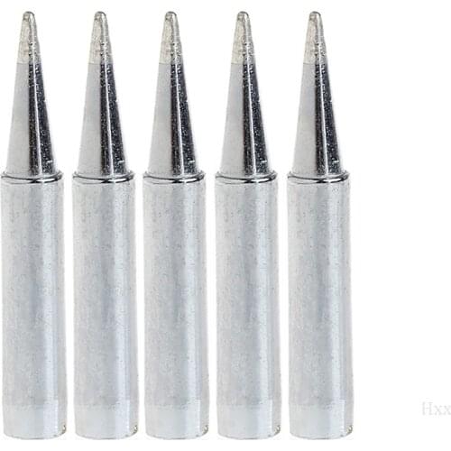 5Pcs Replacement Solder Soldering Iron Tip For Hakko 936 Station 900M-T-B Hxx