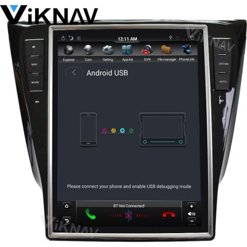 Vertical screen android car radio DVD player car GPS navigation FOR NISSAN X-TRAIL 2014 autoradio MP3 player multimedia player