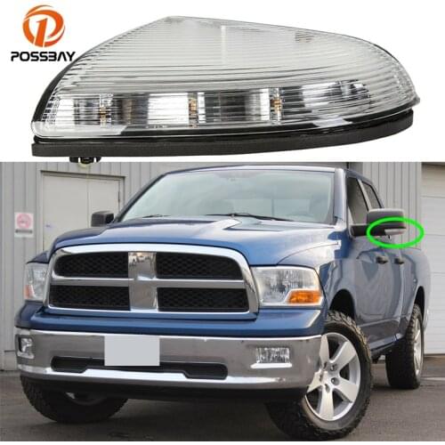 Car LED Front Side Rearview Mirror Marker Lamps Auto Turn Signal Light DRL for Dodge Ram 1500 2500 3500 2009 2010 2011 2012 2013