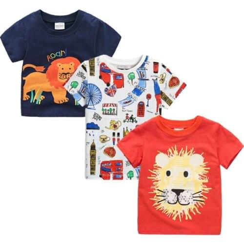 2019 Summer Style Children Funny Cars Printed Clothing Baby Boys Girls Short Sleeve T Shirt Infant Tops Toddlers Casual Clothes