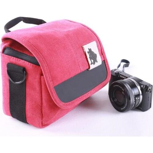 Canvas Digital Camera Bag Case For Fuji Fujifilm X-A2 X-M1 XM1 XT1 X-T1 X-T2 X-E1 XE1 XE2 X-A1 X-T10 X30 X20 X100
