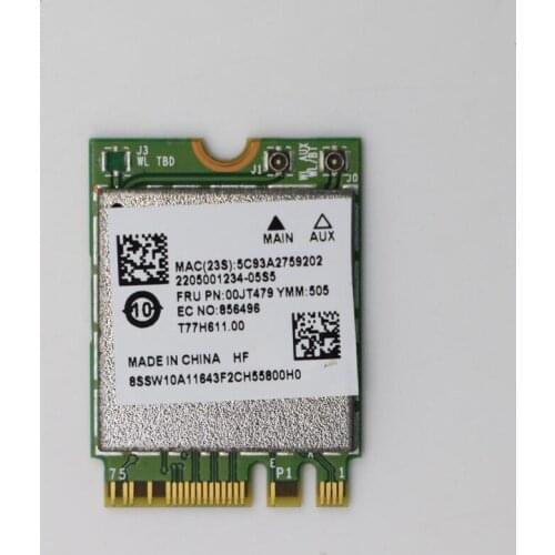 Lenovo Thinkpad L460 L560 P50S T460 T460S T460P T560 BCM94356 NGFF 802.11AC 867Mbps WIFI+Bluetooth 4.1 Wireless Card 00JT479