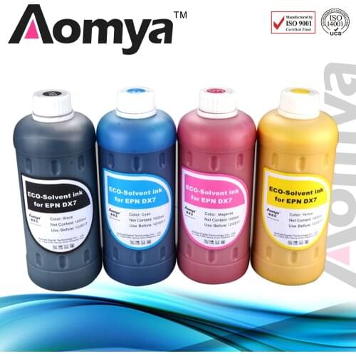 Any 4 Liters of Specialized Pigment Based Eco-solvent ink for Epson DX5/ DX6/ DX7 Printer Head