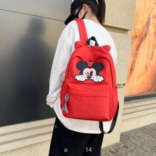 Mickey Mouse Backpacks For Teenage Girls and Boys Backpack School bag Kids Babys Bags Polyester Fashion School Bags Disney