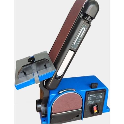 220V/375W/550W/750W Multifunctional Metal Woodworking Belt Grinding Machine Desktop Polishing And Grinding Tools